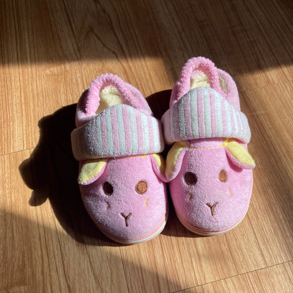 Cute Pink Animal Slippers
